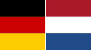 Germany and Netherlands flags
