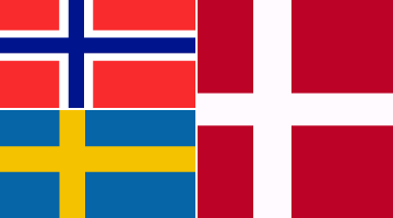 Scandinavia and Denmark flag