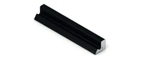 black rubber sealing profile