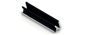 black rubber sealing profile