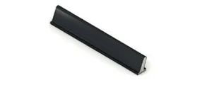 black rubber sealing profile with a rounded top