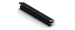 black rubber sealing profile