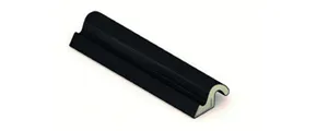 black rubber sealing profile