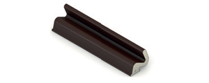 brown rubber sealing profile