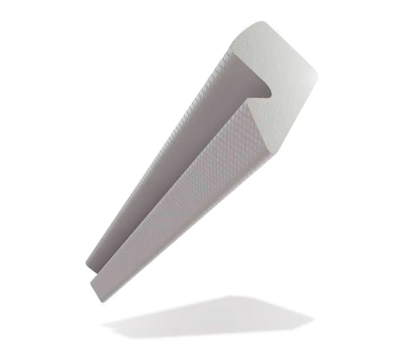 white rubber sealing profile